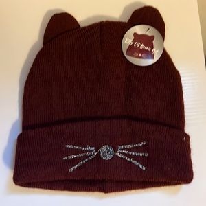 NWT! Kitten beanie!